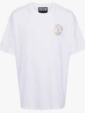 Versace Jeans Couture V-Emblem Cotton T-Shirt Men’s L